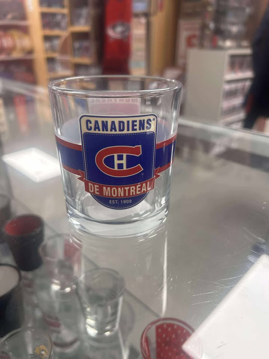 Glass - Retro Patch NHL: Montreal Canadiens