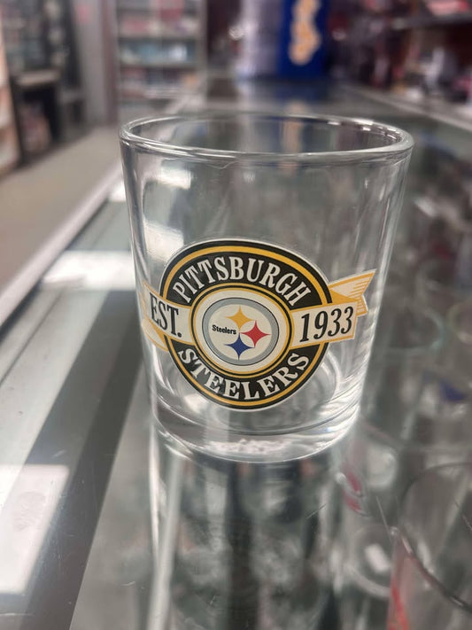 Glass - Logo Glass NFL: Pittsburgh Steelers