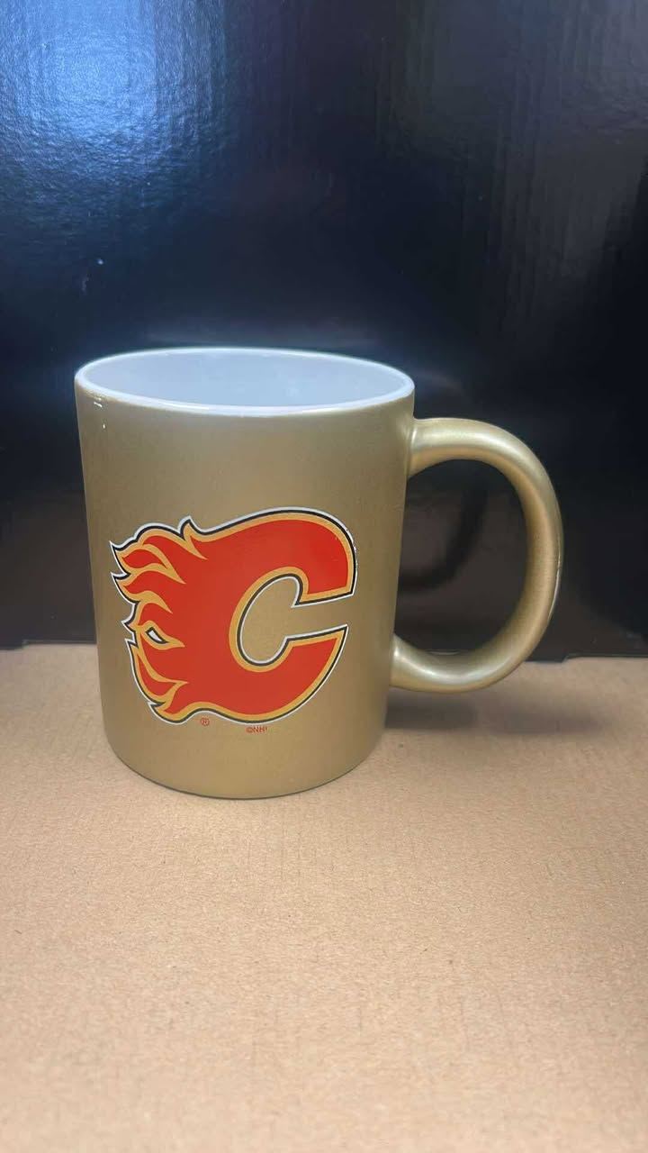 Mug - C-Handled NHL: Calgary Flames (Metallic)