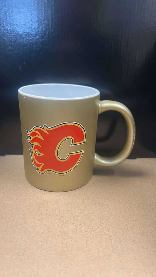 Mug - C-Handled NHL: Calgary Flames (Metallic)