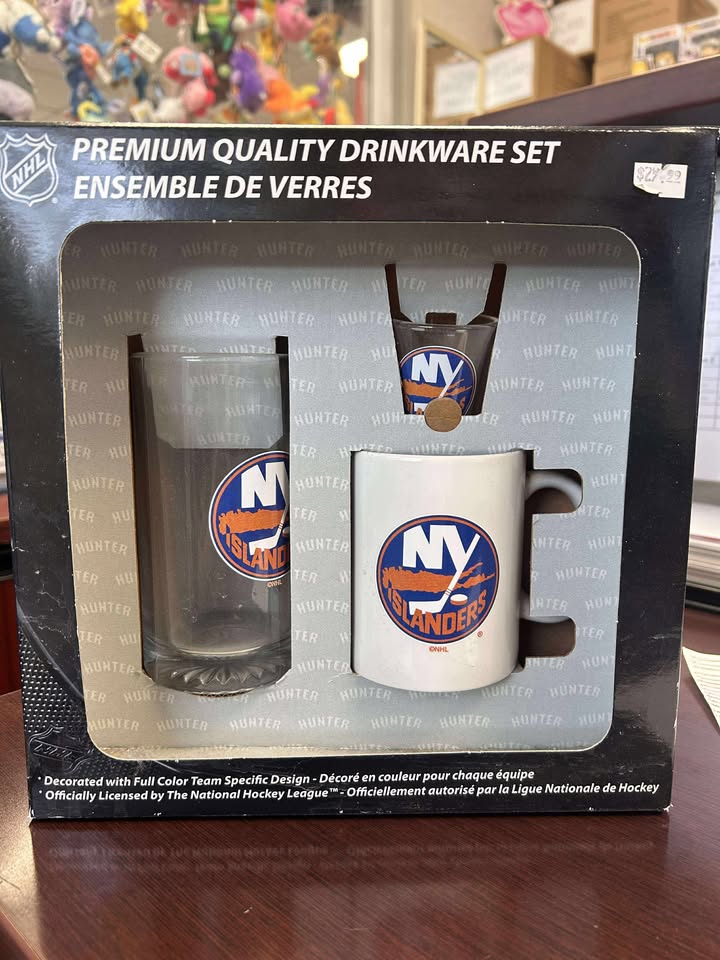 Premium Quality Drinkware Set - NHL: New York Islanders (Assorted Set)