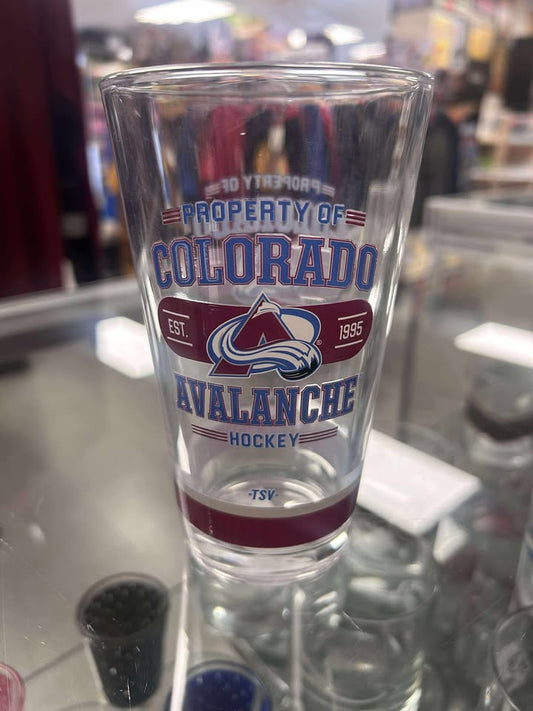 Glass - Mixing Glass NHL: Colorado Avalanches
