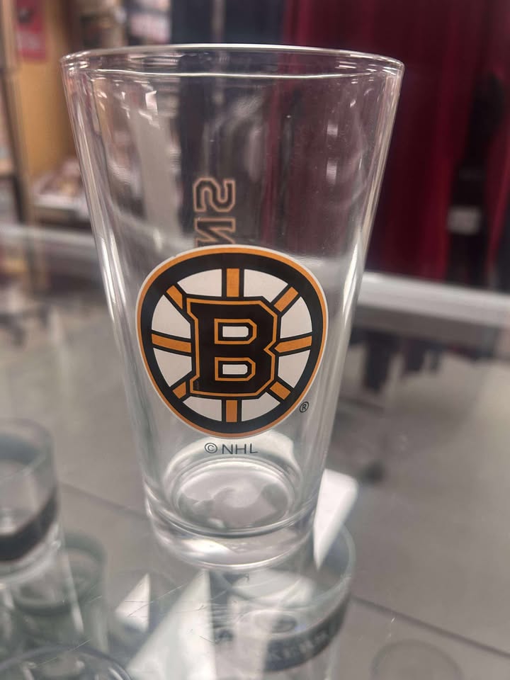 Glass - Logo Glass NHL: Boston Bruins