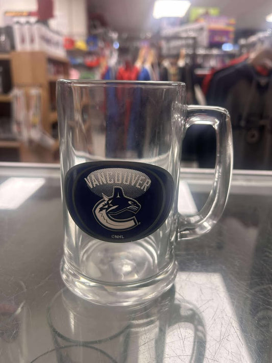 Glass - Sports Mug Puck NHL: Vancouver Canucks