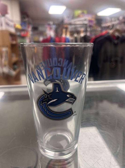 Glass - Double Logo Glass NHL: Vancouver Canucks