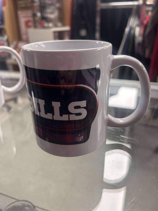 Mug - WHite Sublimated NFL: Buffalo Bills