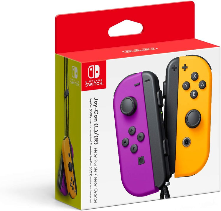 Joy Con Purple/ Orange Controllers for Switch