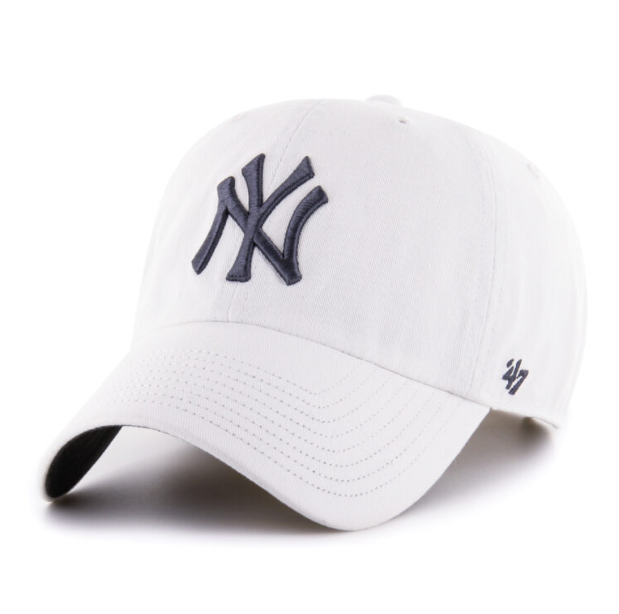 '47 Clean Up: New York Yankees Charcoal "White Noise" Hat