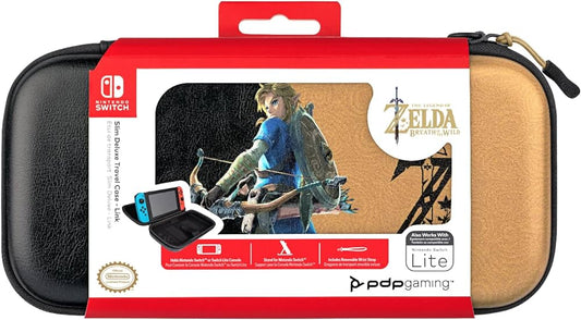 PDP Slim Deluxe Travel Case: Legend of Zelda Breath of the Wild (Link)