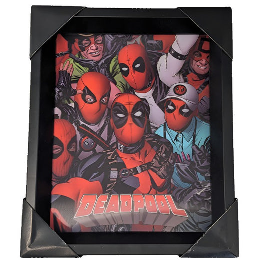 3D Lenticular Shadowbox: Marvel: Deadpool Fans
