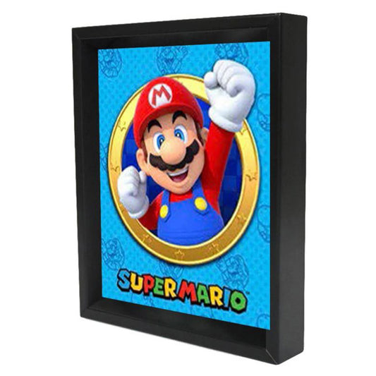 3D Lenticular Shadowbox: Mario: Super Mario Golden Coin