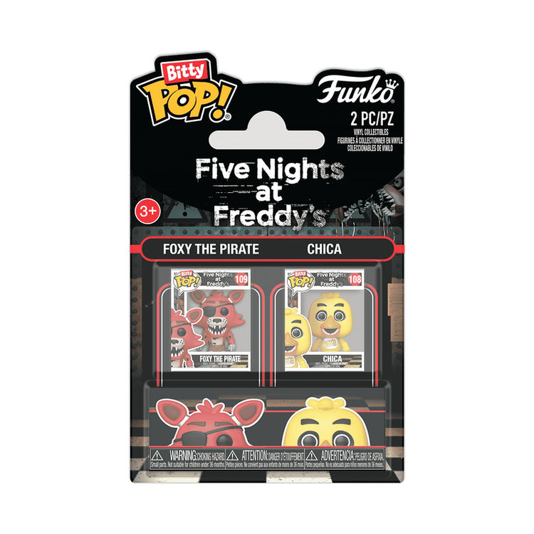 Bitty POP! - 2-Pack: Five Nights at Freddy's (Foxy the Pirate & Chica)