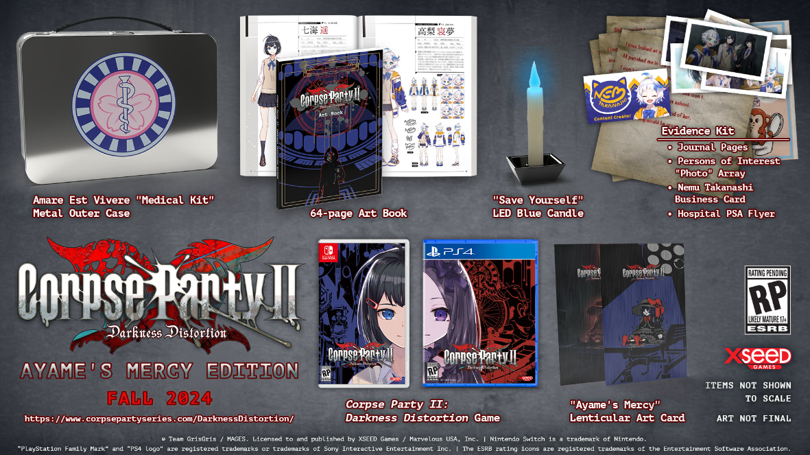 Nintendo Switch (Original) - Corpse Party II: Darkness Distortion – Ayame’s Mercy Limited Edition (Sealed) *PRE-ORDER