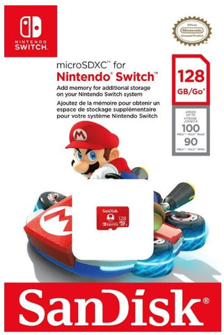Micro SD for Nintendo Switch (128GB Mario Edition)