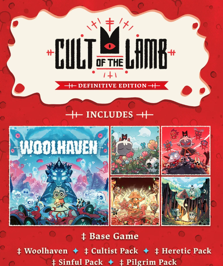 Nintendo Switch (Original) - Cult of the Lamb: Definitive Edition  (Sealed) *PRE-ORDER