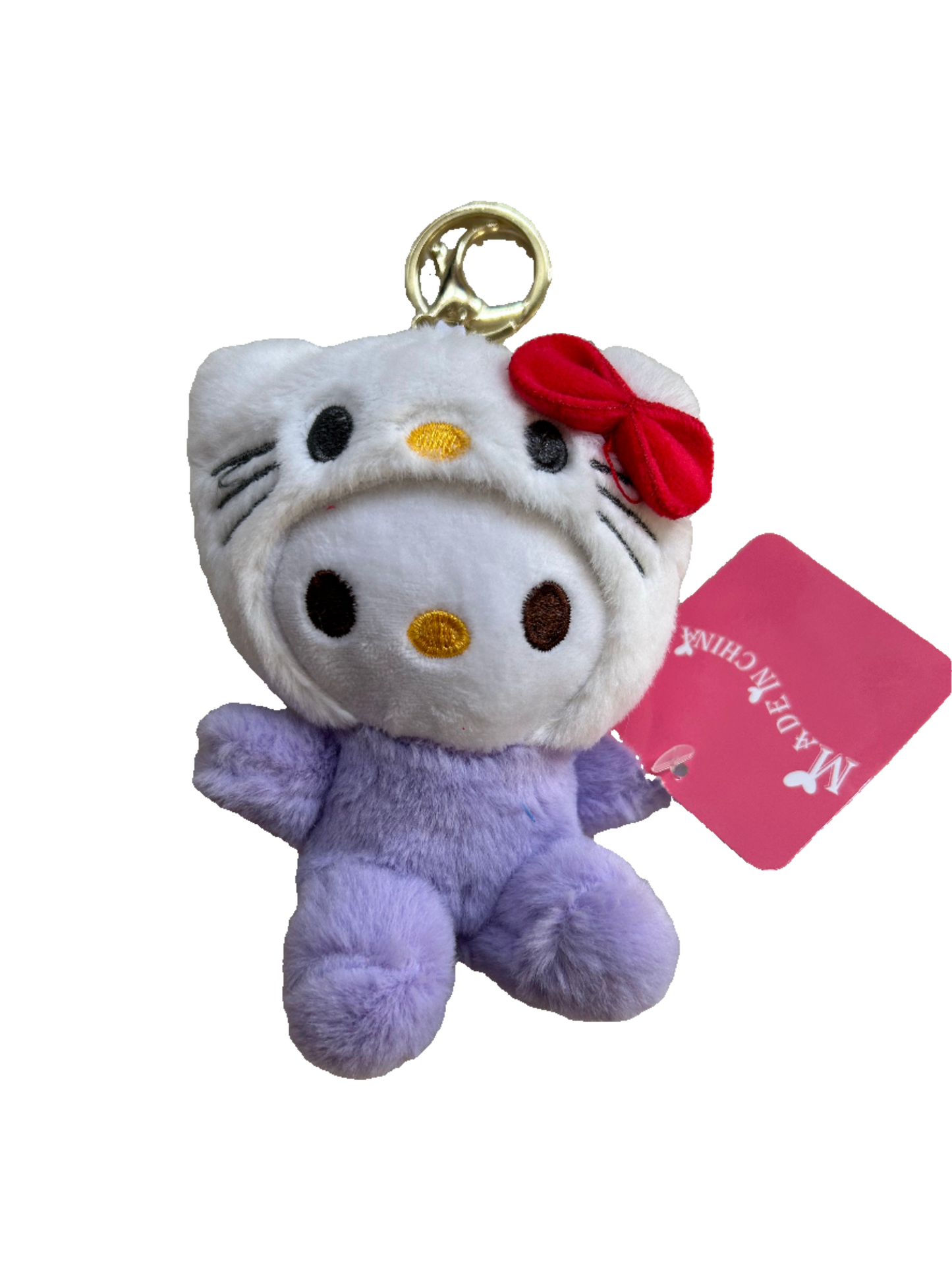 Plush Keychain - Hello Kitty (Purple Suit)