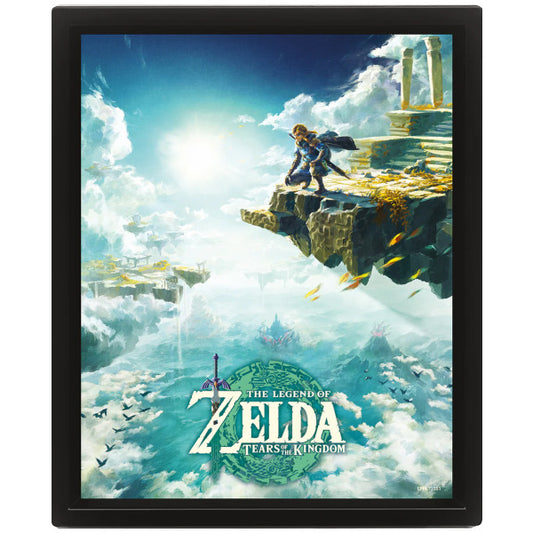 3D Lenticular Shadowbox: Zelda: Tears of the Kingdom Cover