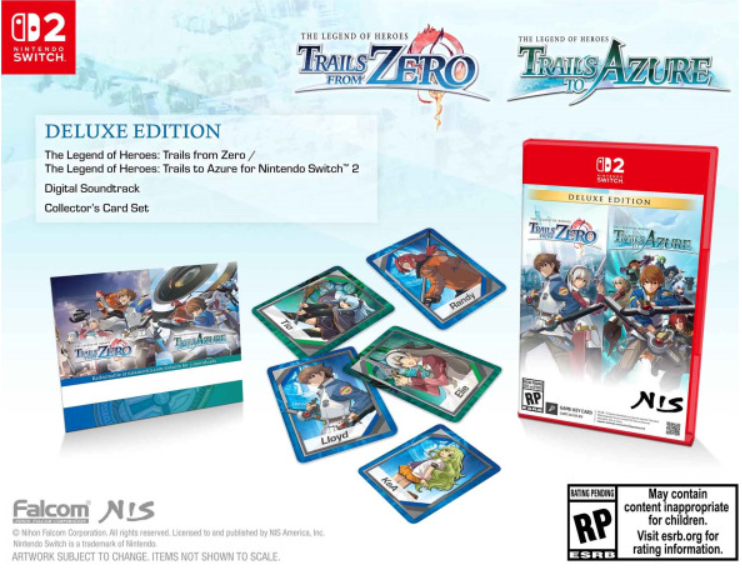 Nintendo Switch 2 - The Legend of Heroes Trails from Zero & Trails to Azure Deluxe Edition  (Sealed) *PRE-ORDER