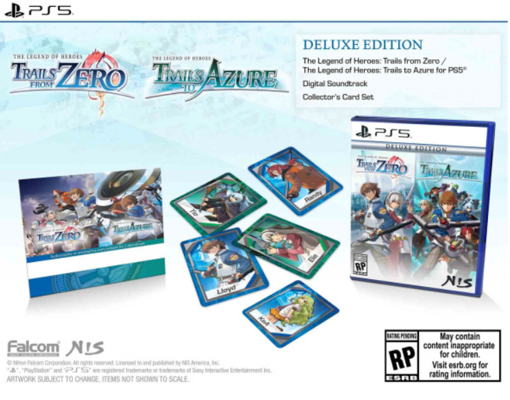 PS5 - The Legend of Heroes Trails from Zero & Trails to Azure Deluxe Edition  (Sealed) *PRE-ORDER