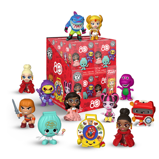 Figure Blind Box - Funko Mystery Mini: Mattel 80th Anniversary