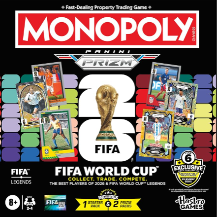 Board Game - Monopoly: Panini Prizm Fifa World Cup Game
