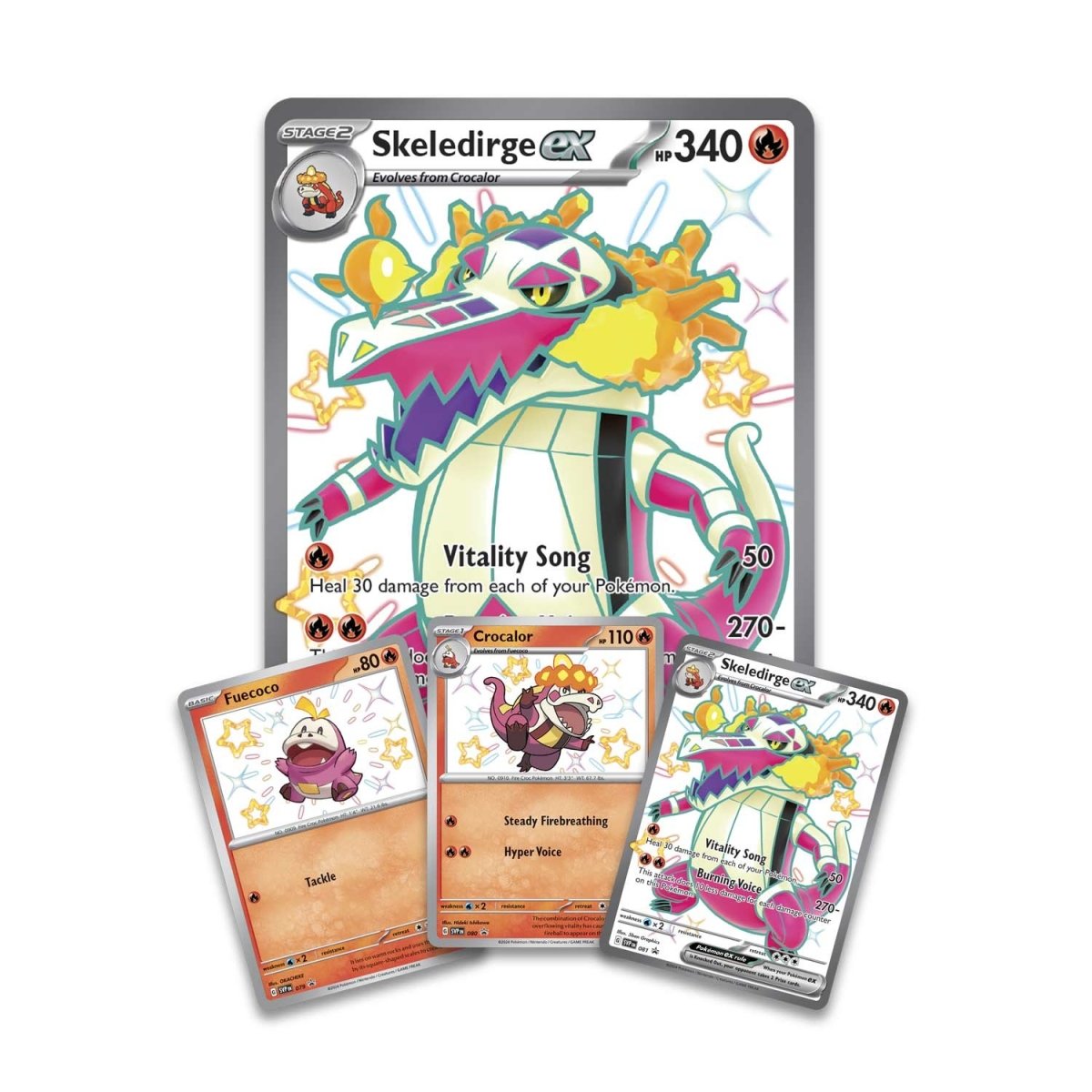 Pokémon TCG: Scarlet & Violet-Paldean Fates Skeledirge ex Premium Collection