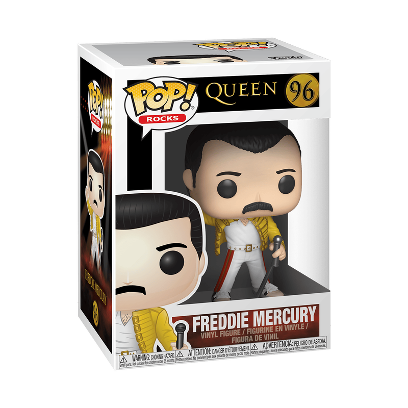 Rocks: Queen: Freddie Mercury (1986 Wembley) POP! #96