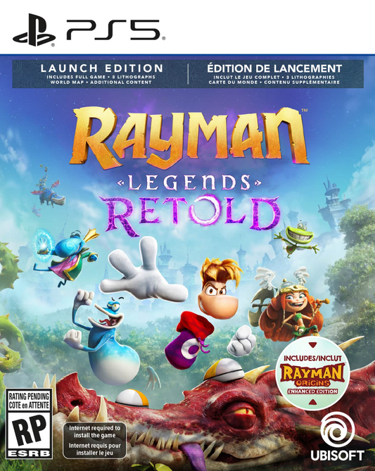 PS5 - Rayman Legends Retold [Launch Edition] (Sealed) *PRE-ORDER