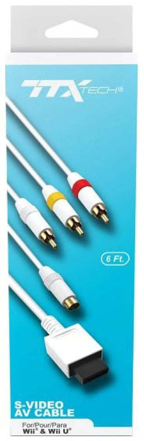 AV/S Video Cable - Wii, WiiU - TTX