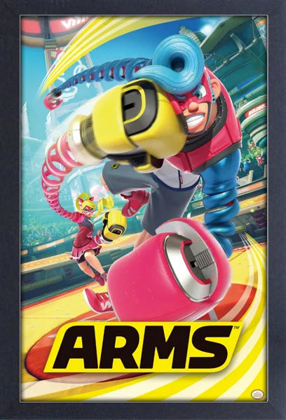 Nintendo: Arms Framed Print
