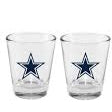 2 Pack Shot Glass Set - NFL: Dallas Cowboys