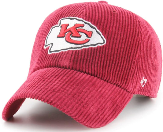 '47 MVP Corduroy Clean Up Kansas City Chiefs Hat