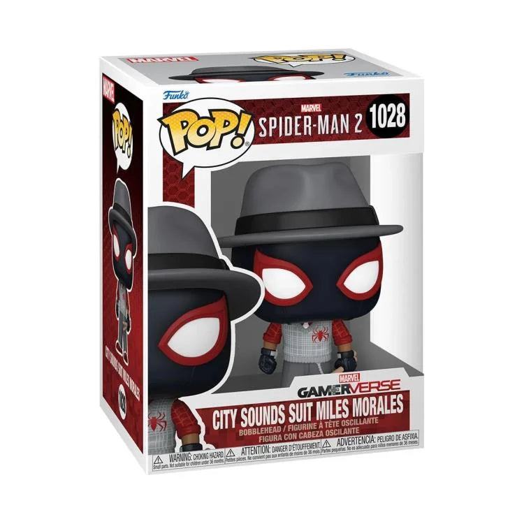 Games: Spider-Man 2: City Sound Suit Miles Morales POP! #1028