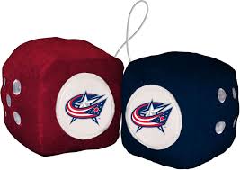 Fuzzy Dice Columbus Blue Jackets