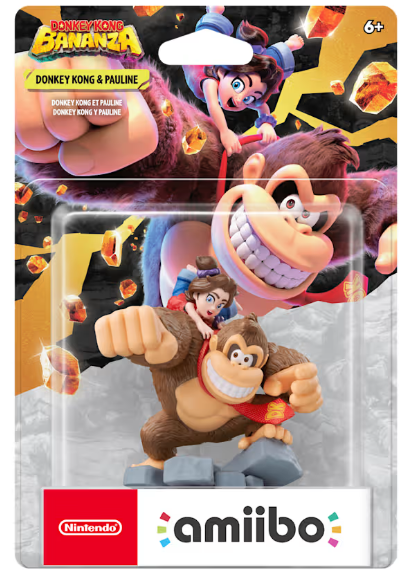 Donkey Kong Bananza - Donkey Kong & Pauline Amiibo