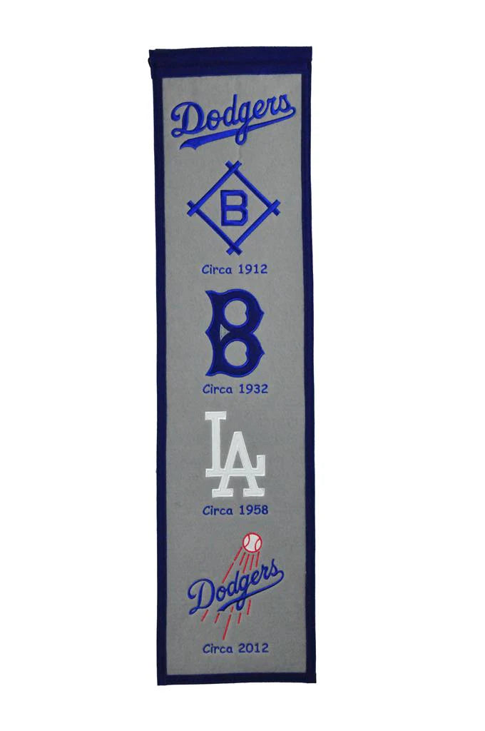 Los Angeles Dodgers Heritage Banner (Grey)