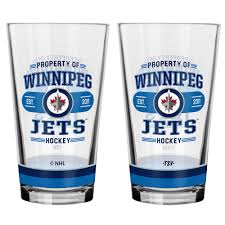 Glass - Mixing Glass NHL: Winnipeg Jets