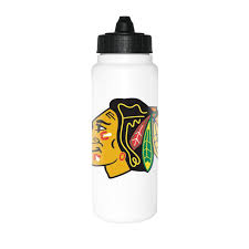 Water Bottle - White NHL: Chicago Blackhawks