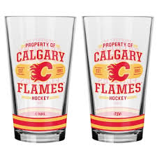 Glass - Mixing Glass NHL: Calgary Flames
