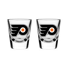 2 Pack Shot Glass Set - NHL: Philadelphia FLyers