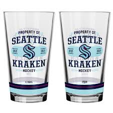 Glass - Mixing Glass NHL: Seattle Kraken