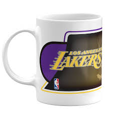 Mug - White Sublimated NBA: Los Angeles Lakers