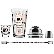 Bartending Glass Set - NHL: Philadelphia Flyers