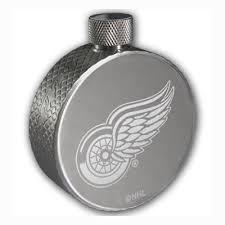 Flask - Puck NHL: Detroit Red Wings