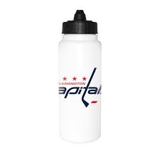 Water Bottle - White NHL: Washington Capitals