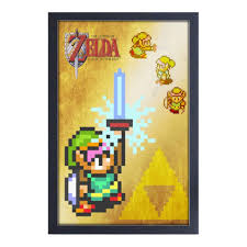 Framed Print - The Legend of Zelda: A Link to the Past Master Sword
