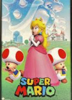 Framed Print - Super Mario: Princess and Toads