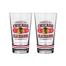 Glass - Mixing Glass NHL: Chicago Blackhawks
