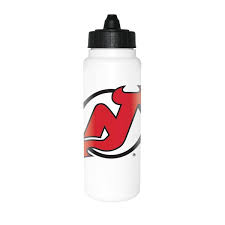 Water Bottle - White NHL: New Jersey Devils