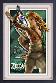 Framed Print - The Legend of Zelda: Tears of the Kindgom Primal Link